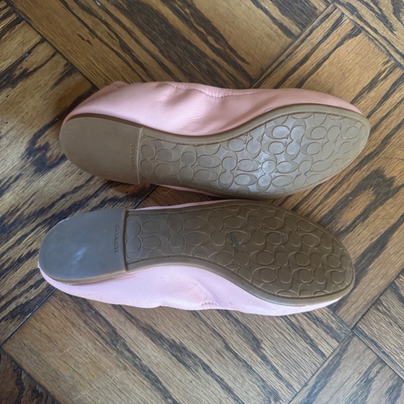 Coach Bailey Pink Ballet Flats 11M - Picture 2 of 5